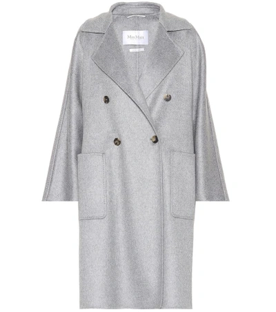 Max Mara Faust Cashmere Coat In Grey