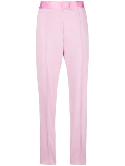 Msgm Classic Tailored Trousers In Pink