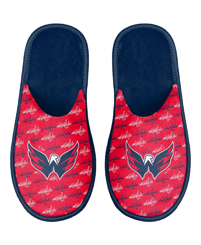 Foco Kids' Youth Boys And Girls  Washington Capitals Team Scuff Slippers In Red