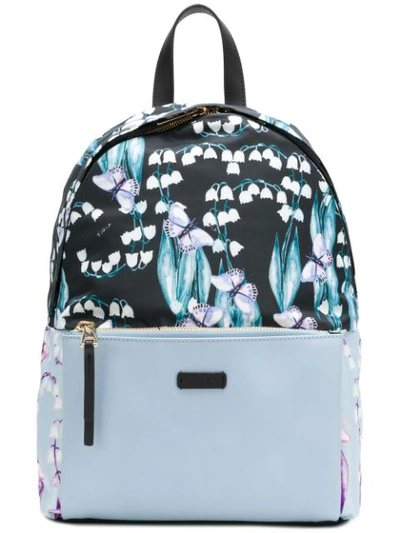 Furla Giudecca Butterfly Backpack In Toni Blue/gold