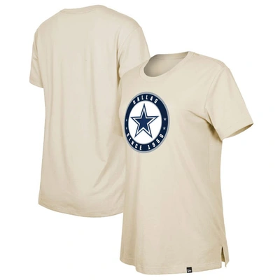 New Era Women's  Cream Dallas Cowboys 2023 Nfl Draft T-shirt