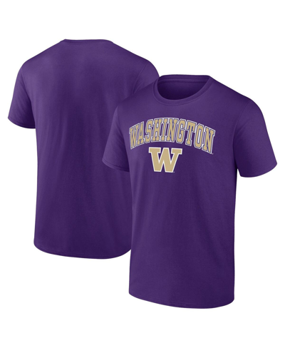 Fanatics Men's  Purple Washington Huskies Basic Arch T-shirt