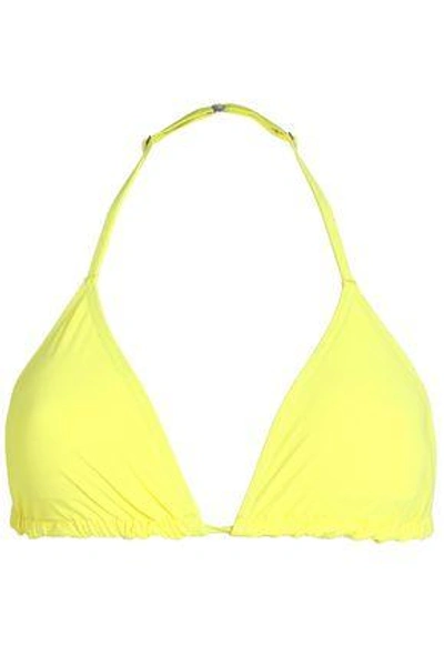Orlebar Brown Woman Neon Triangle Bikini Top Yellow | ModeSens