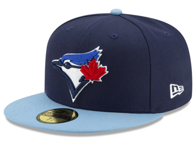 New Era Toronto Blue Jays Authentic Collection 59fifty-fitted Cap In Light Royal,lightblue