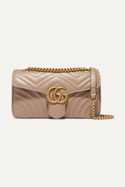 Gucci Gg Marmont Small Quilted Leather Shoulder Bag