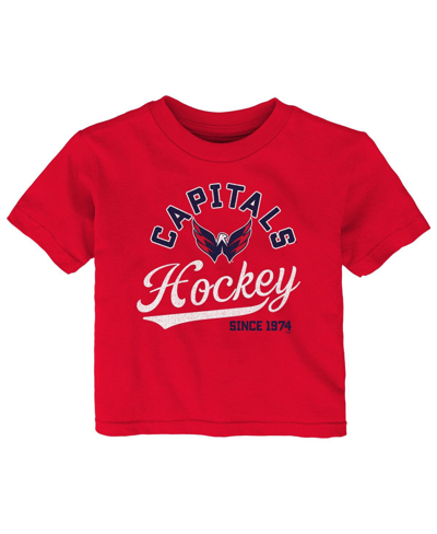 Outerstuff Babies' Toddler Boys And Girls Red Chicago Blackhawks Take The Lead T-shirt