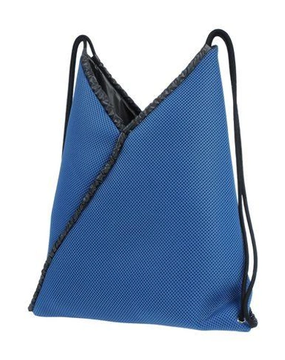Mm6 Maison Margiela Backpack & Fanny Pack In Blue