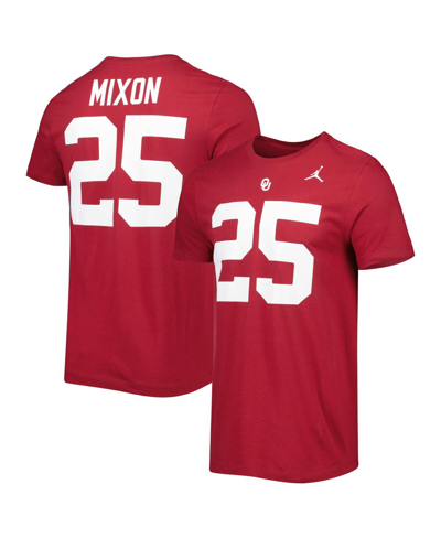 Jordan Men's  Joe Mixon Crimson Oklahoma Sooners Alumni Name And Number Team T-shirt