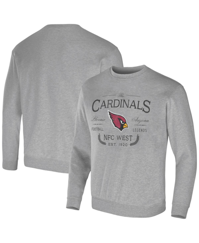 Fanatics Men's Nfl X Darius Rucker Collection By  Heather Gray Arizona Cardinals Pullover Sweatshirt