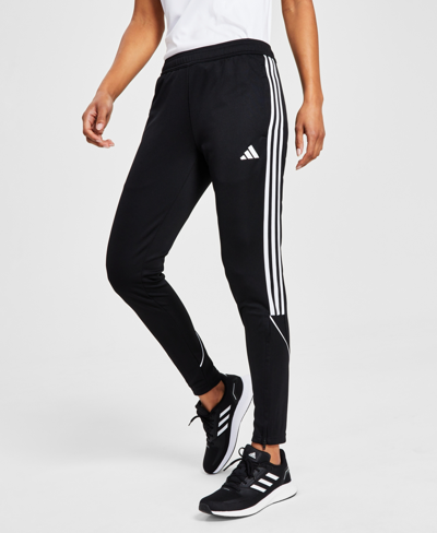 Adidas Originals Women's Tiro 23 Track Pants In Black,clear Pink
