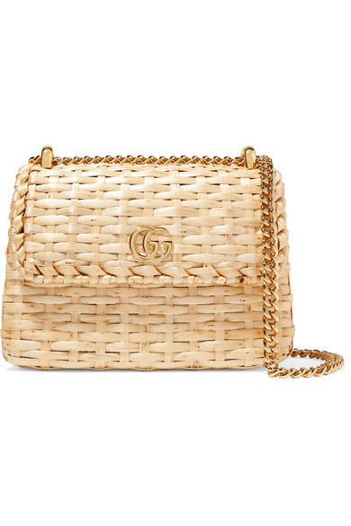 gucci mini wicker bag