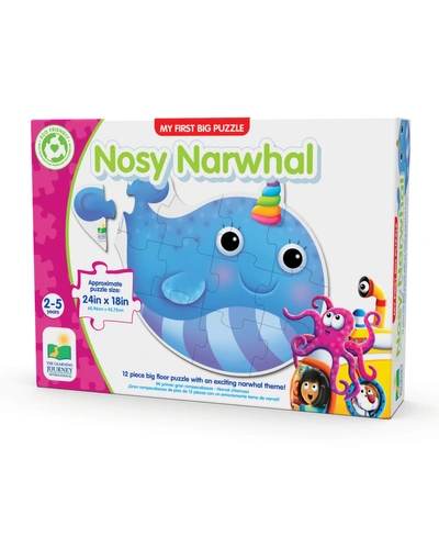 The Learning Journey Babies' - My First Big Floor Nosy Narwhal 12 Piece Puzzle Set In Multi Colored