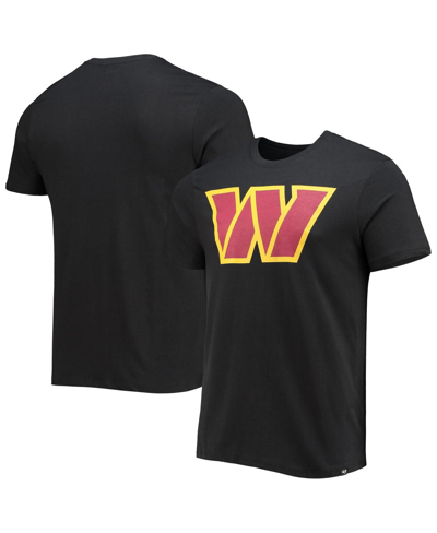 47 Brand Men's '47 Black Washington Commanders Imprint Super Rival T-shirt
