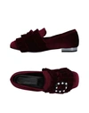 Tipe E Tacchi Loafers In Maroon