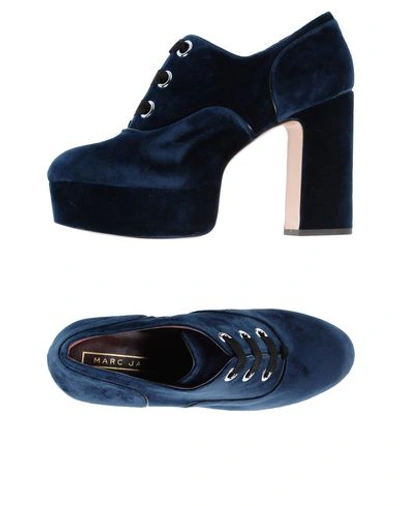 Marc Jacobs Lace-up Shoes In Dark Blue