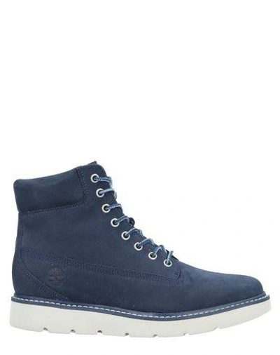 Timberland Ankle Boot In Slate Blue