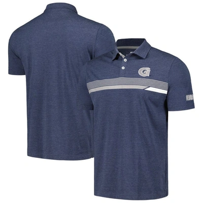 Colosseum Men's  Navy Georgetown Hoyas No Problemo Polo Shirt