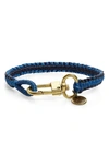 Caputo & Co Reversible Bracelet In Blue/ Dark Navy