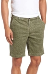 Ag Lotas Slim Fit Stretch Cotton Shorts In Flora Canyon Moss