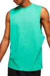 Topman Oversize Tank In Turquoise