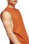 Topman Oversize Tank In Orange