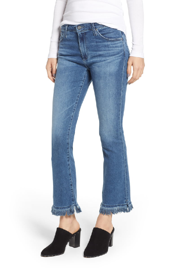 cropped skinny flare jeans