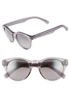 Maui Jim Dragonfly 49mm Polarizedplus2(r) Cat Eye Sunglasses In Translucent Grey/ Neutral Grey