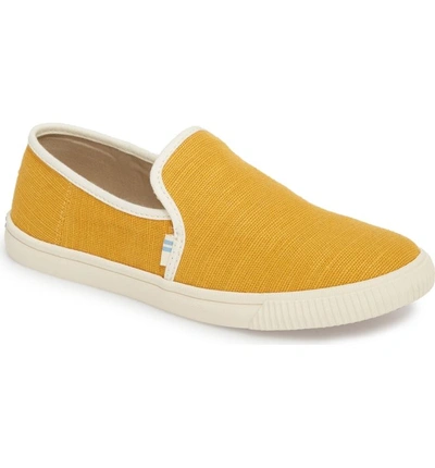 Toms Clemente Slip-on In Sunflower Heritage Canvas