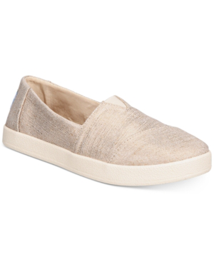 toms rose gold avalon flat shoes