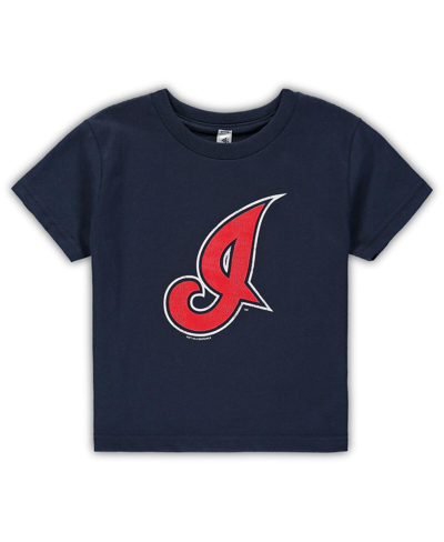 Soft As A Grape Babies' Toddler Boys And Girls  Navy Cleveland Guardians Cooperstown Collection Shutout T-shi