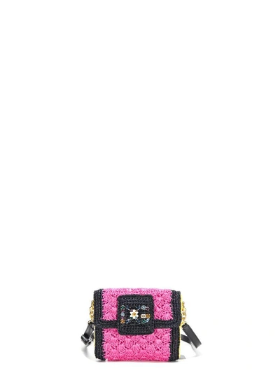 Dolce & Gabbana Shoulder Bag In Pink & Purple