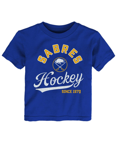 Outerstuff Babies' Toddler Boys And Girls Royal Buffalo Sabres Take The Lead T-shirt