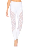 Alo Yoga High Waist Wrapped Stirrup Legging In White