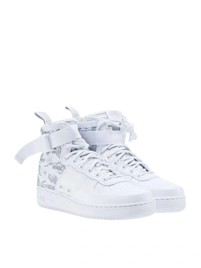 Nike Tm Air Force 1 Mid Winter Boot In White