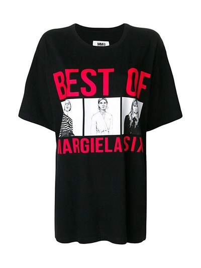 Mm6 Maison Margiela Best Of Margiela Six-print Cotton-jersey