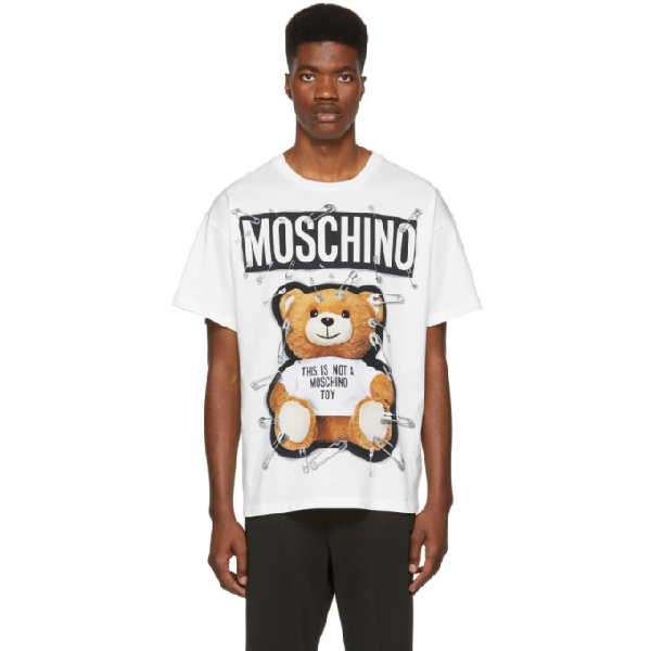 moschino safety pin bear