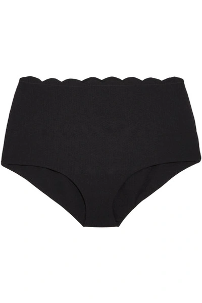 Marysia Palm Springs Scalloped Bikini Briefs In Black