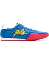 Kenzo Sneakers Mit Tiger-patch In Blue