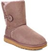 Ugg Bailey Button Ii Boots In Stormy Grey Suede