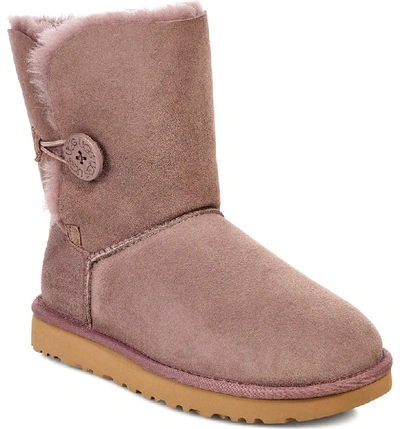 Ugg Bailey Button Ii Boots In Stormy Grey Suede