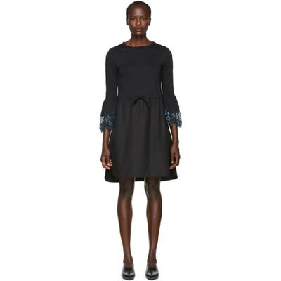 See By Chloé See By Chloe Black Detailed Cuff Dress In 001 Black