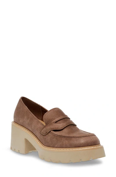 Dolce Vita Temecula Platform Loafer In Mushroom