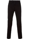J Brand Brooks Slim-fit Twill Trousers In Black