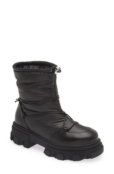 Cecelia New York Jr Water Resistant Lug Sole Bootie In Black