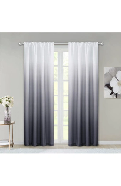 Dainty Home Shades Set Of 2 Ombré Blackout Panel Curtains