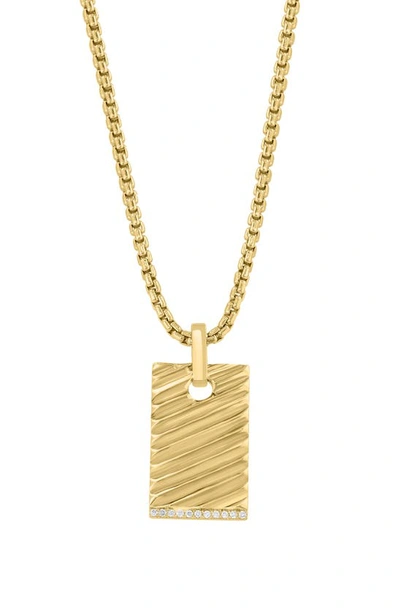 Effy Diamond Pendant Chain Necklace In Gold