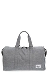 Herschel Supply Co Novel Duffle Bag In Raven Crosshatch