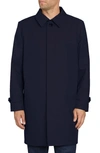 Sam Edelman One-button Water Resistant Duster Jacket In Navy
