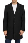 Sam Edelman Two-button Wool Blend Coat In Black