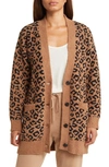 Ugg Joselyn Lounge Cardigan In Cider Leopard